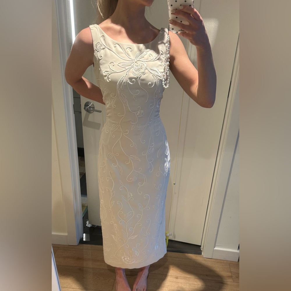 Vintage Cream Wedding Dress